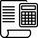 Contabilidade Calculadora Financas Ícone