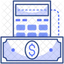 Contabilidade Calculadora Dinheiro Ícone