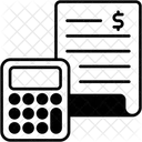 Contabilidade Calculadora Financas Ícone