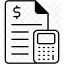 Contabilidade Calculadora Financas Ícone