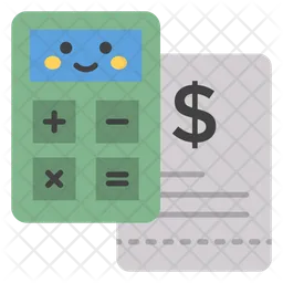 Contabilidade Financeira Emoji Ícone