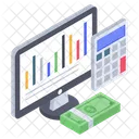 Contabilidade Financeira Contabilidade De Custos Calculos Contabeis Ícone