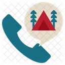 Contact Camping Campground Icon