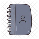 Contact Diary Notebook Icon