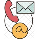 Contact Mail Phone Icon