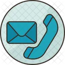 Contact Call Mail Icon