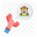 Contact Agency House Call Property Contact Icon