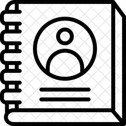 Répertoire de contacts  Icône