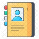 Directory Contact Book Business Contacts Icon