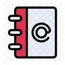 Contactbook Address Library Icon