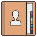 Contactbook Diary Records Icon