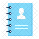 Contact Book Phone Book Notebook Icon