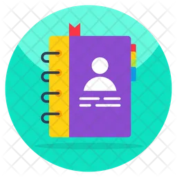 Contact Book  Icon