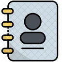 Contact Book Communication Icon