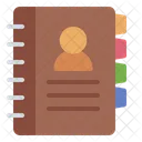 Contact Book Communication Network Icon