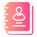 Contact Book User Address Icon