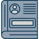 Phone Book Address Book Book Icon