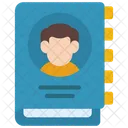 Contact Book  Icon
