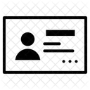 Contact Card  Icon