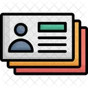 Contact Card Contacts Employee Card Icon