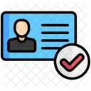 Contact Card Contacts Id Card Icon