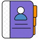Contact Diary Contact Book Book Icon