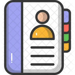 Contact diary  Icon