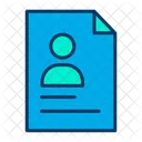 Contact Document Contact Details Name Card Icon