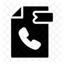 Contact File  Icon