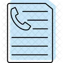 Contact Form Communication Icon