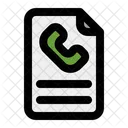 Contact Form Content Sheet Icon