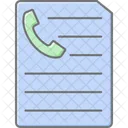 Contact Form Communication Icon