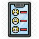 Contact List Mobile List User List Icon