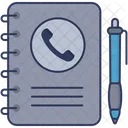 Contact List Directory Phone Book Icon