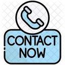 Contact Now Button Click Icon