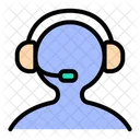 Contact Support Call Center Call Icon