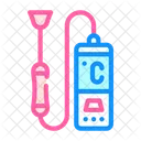 Contact Thermometer Color Icon