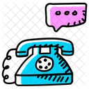 Contact Us Telephone Call Sign Icon