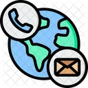Contact Us Worldwide Mail Icon