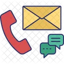 Contact Us Helpline Phone Call Icon