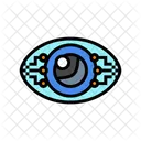 Oeil Contact Robot Icône