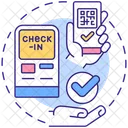 Contactless check in  Icon