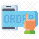 Contactless Order Online Order Online Shopping Icon