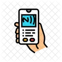 비접촉식 결제 NFC 아이콘