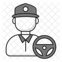 Contacto del conductor  Icono