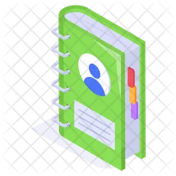 Libreta de contactos  Icono