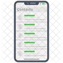 Numeros De Contacto Contactos Telefonicos Lista De Contactos Icono