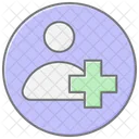 Contacts Lineal Color Icon Symbol