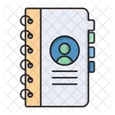 Contacts Diary Book Icon