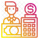 Contabilidad Calculadora Moneda Icono